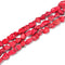 Red Magnesite Turquoise Nugget Chunk Beads Size 7-9mm 15.5'' Strand