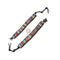 Handmade 7 Chakra Sea Sediment Jasper Stone Rectangle Tube Leather Wrap Bracelet