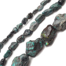 Natural Turquoise Rough Nugget Chunk Beads 10mm 15mm 20mm 15.5'' Strand