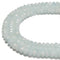 Light Blue Celestite Faceted Rondelle Beads 4x6mm 5x8mm 15.5'' Strand