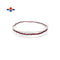 Red Garnet Faceted Round Elastic Bracelet Size 2mm 7.5" Length
