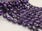 natural amethyst faceted nugget chunk beads 