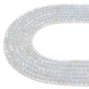 Natural Topaz Faceted Rondelle Beads Size 3x4.5mm 15.5'' Strand
