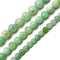 Natural Green Jadeite Jade Faceted Round Beads 4mm 6mm 8mm 10mm 12mm 15.5"Strand