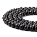 Titanium Black Hematite Smooth Round Beads 2mm 3mm 4mm 6mm 8mm 10mm 15.5"Strand