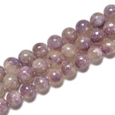 Multi Purple Tourmaline Smooth Round Beads Size 6-6.5mm 8-8.5mm 10mm 15.5'' Str