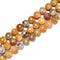 Crazy Lacy Agate Faceted Coin Beads Size 6mm 8mm 15.5'' Strand