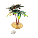 Cloisonne Christmas Tree Ornament Palm Trees Decoration 3x4"