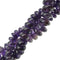 natural amethyst smooth rondelle beads