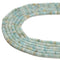 Natural Green Amazonite Heishi Disc Beads Size 2x4mm 15.5'' Strand