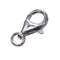 sterling silver drop shape claw clasp