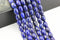 lapis lazuli smooth rice shape beads