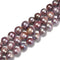 Purple Fresh Water Pearl Baroque Round Beads Size 10-13mm 15.5'' Strand