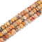 Natural Crazy Agate Hard Cut Faceted Rondelle Beads Size 5x8mm 15.5'' Strand