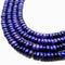 Purple Magnesite Turquoise Rondelle Beads Size 3x6mm 15.5'' Strand