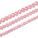 Rose Quartz Heart Shape Beads Size 8mm 10mm 12mm 15.5'' Strand