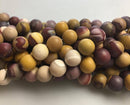 mookaite jasper matte round beads