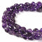 Natural Amethyst Pebble Nugget Beads Size 8x10mm 10x14mm 15.5'' Strand