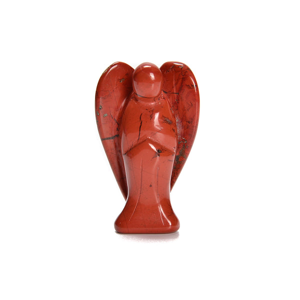 Red Jasper Hand Carved Angel Size 2''