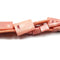 Light Pink Bamboo Coral Rectangle Shape Beads 10x15mm 15x20mm 20x30m 15.5"Strand