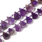 Natural Amethyst Top Drill Teardrop Beads Size 10-14mm x 15-18mm 15.5'' Strand