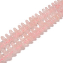 Rose Quartz Magatama Comma Beads Size 14x25mm 15.5'' Strand