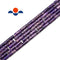 purple sea sediment jasper round tube beads 