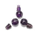 Amethyst Guru Beads Three Holes T-Beads Size 10mm Sold by One Set