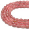 Strawberry Quartz Faceted Rice Shape Beads Size 10x13mm 15.5'' Strand