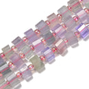Natural Light Fluorite Faceted Rondelle Wheel Disc Beads Size 5x8mm 15.5''Strand