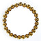 gold hematite bracelet smooth round