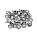 304 Stainless Steel 0.8mm Hole Bead Caps 5mm 120 Pieces Per Bag