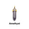 Pendulum Pendant Clear Quartz/Aventurine/Amethyst/Lapis/Tiger Eye Sold Per Piece