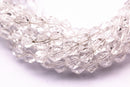 clear quartz faceted star cut beads