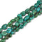 Natural Genuine Green Turquoise Pebble Nugget Beads Size 8-12mm 15.5'' Strand