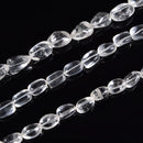 Clear Quartz Pebble Nugget Beads Size 12x20mm 15x23mm 18x28mm15.5'' Strand