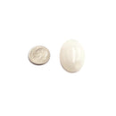 white jade oval cabochon