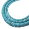 light blue turquoise Heishi Rondelle Discs beads 