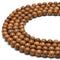 brown Tiger's grasandalwood beads