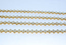 gold plated hematite cross beads 