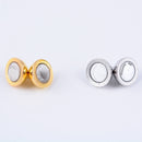 silver gold plated strong magnetic clasps round