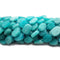 Amazonite Smooth Flat Rectangle Slab Slice Beads Approx 10x15mm 15.5" Strand