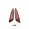 Red Lepidolite Teardrop/Rectangle/Eye/Leaf Shape Pendant Earrings Sold Per Pair