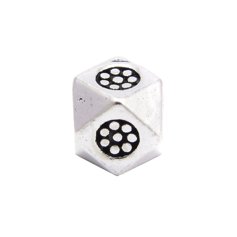 925 Sterling Silver Octagon Spacer Beads Size 6mm Sold 3Pcs Per Bag