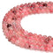 Genuine Strawberry Quartz Smooth Round Beads Size 6mm 8mm 10mm 12mm 15.5''Strand