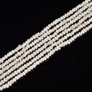 Tiny Fresh Water Pearl Potato Shape Beads Size 2-2.5mm 2.5-3mm 15.5'' Strand