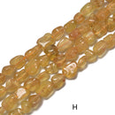 01 Multi Crystal Gemstone Pebble Nugget Beads 6x8mm 15.5'' Strand