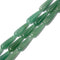 Natural Green Aventurine Smooth Teardrop Beads Size 10x30mm 15.5'' Strand