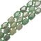 Green Aventurine Faceted Octagon Rectangle Shape Beads Size 10x14mm 15.5'' Strd