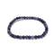 Natural Gemstone Smooth Round Beaded Elastic Bracelet Size 4mm 7.5'' Length